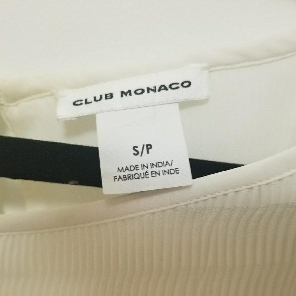 CLUB MONACO WHITE BLOUSE. BRAND NEW, SIZE S/P - Picture 2 of 8